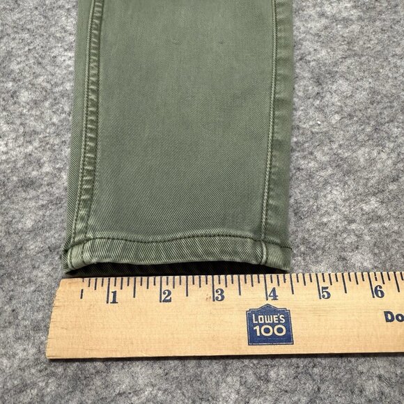 SPANX Stretch Twill Ankle Cargo Pants Pull On Army Green Slimming Women’s M - Picture 16 of 16